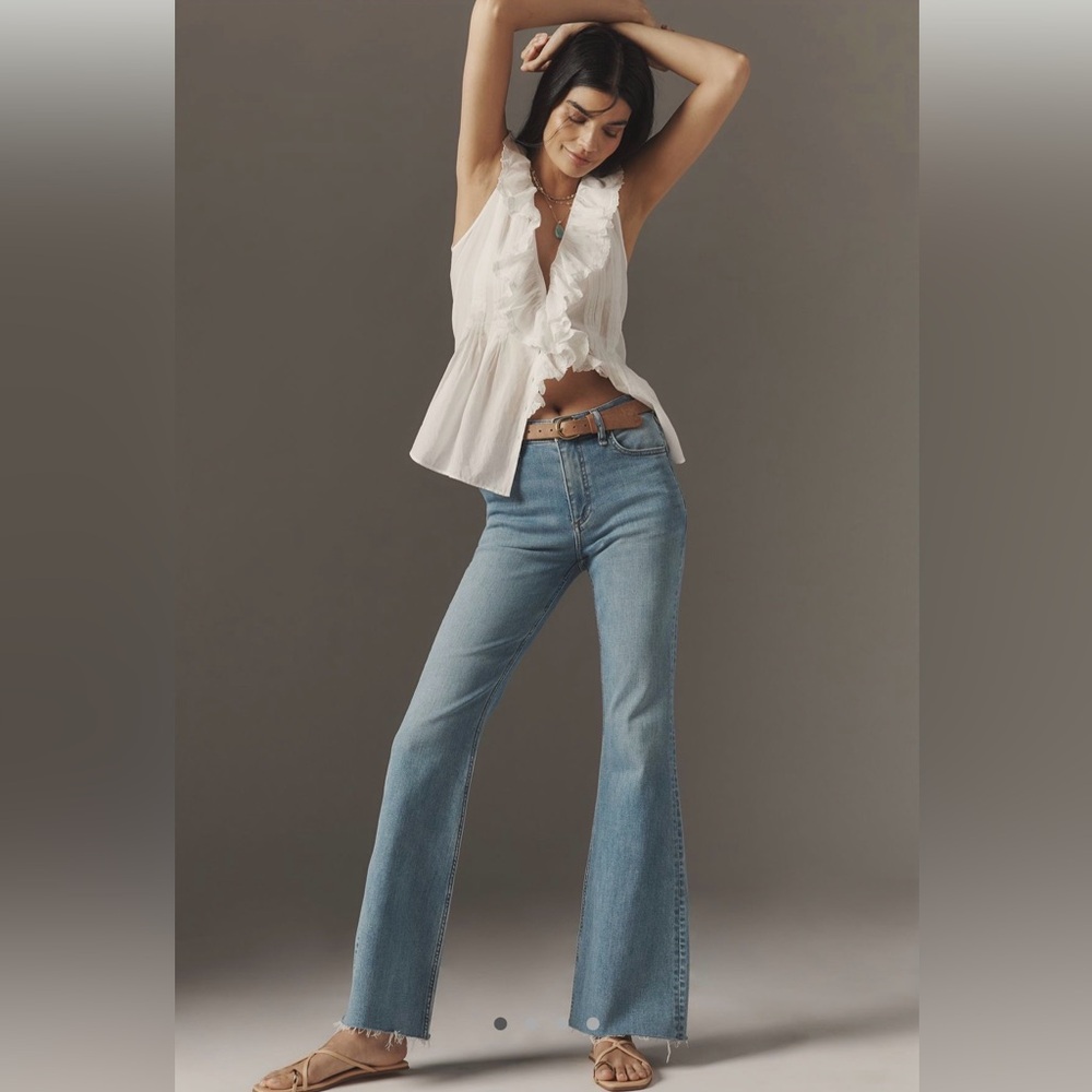 rag & bone Dahlia Mid-Rise Flare Jeans